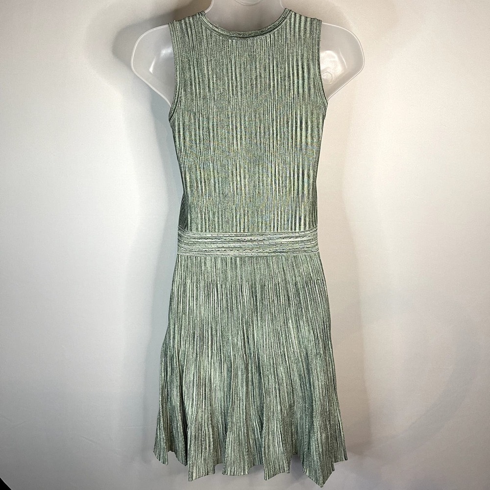 Sandro Sage Green Knit Midi Dress - Picture 5 of 10